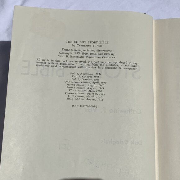 The Child's Story Bible, Catherine F. Vos - Picture 6 of 14